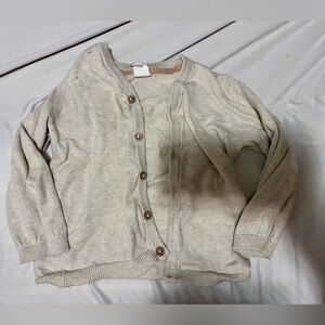 H&M Light Beige Knit Cardigan